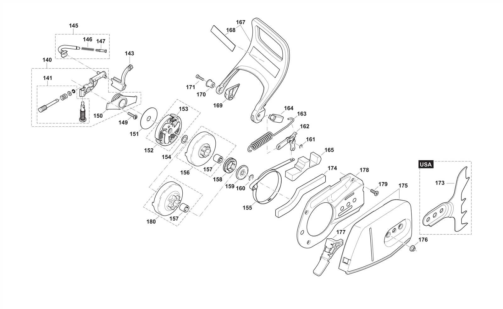 stihl 024 chainsaw parts diagram