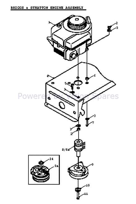 briggs and stratton engine parts diagram