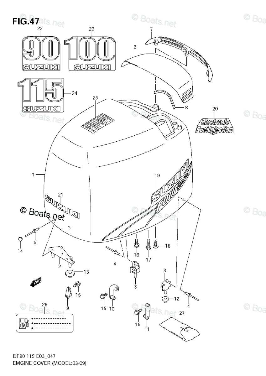 suzuki df90 parts diagram