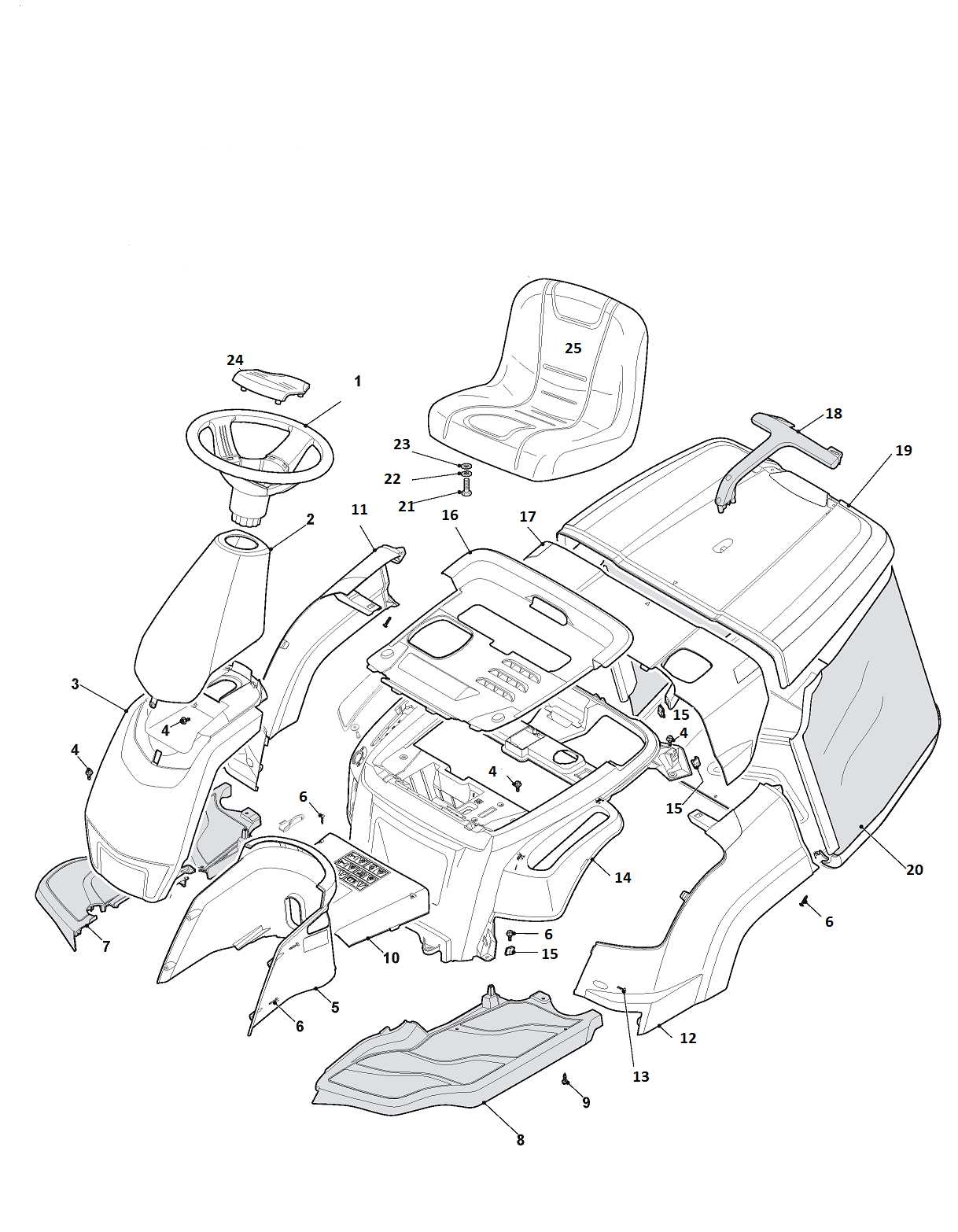 castelgarden parts diagram