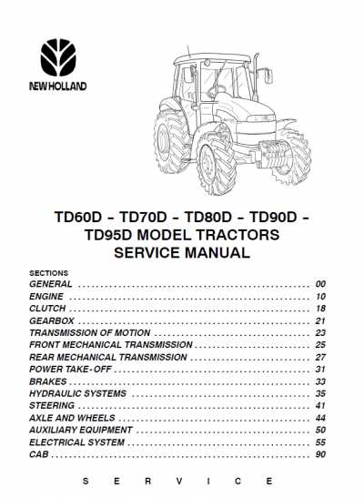 new holland tractor parts diagram