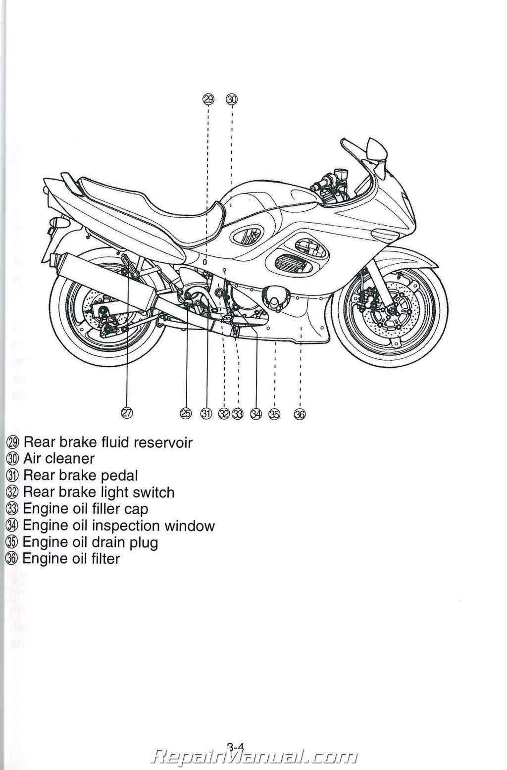 suzuki katana 600 parts diagram