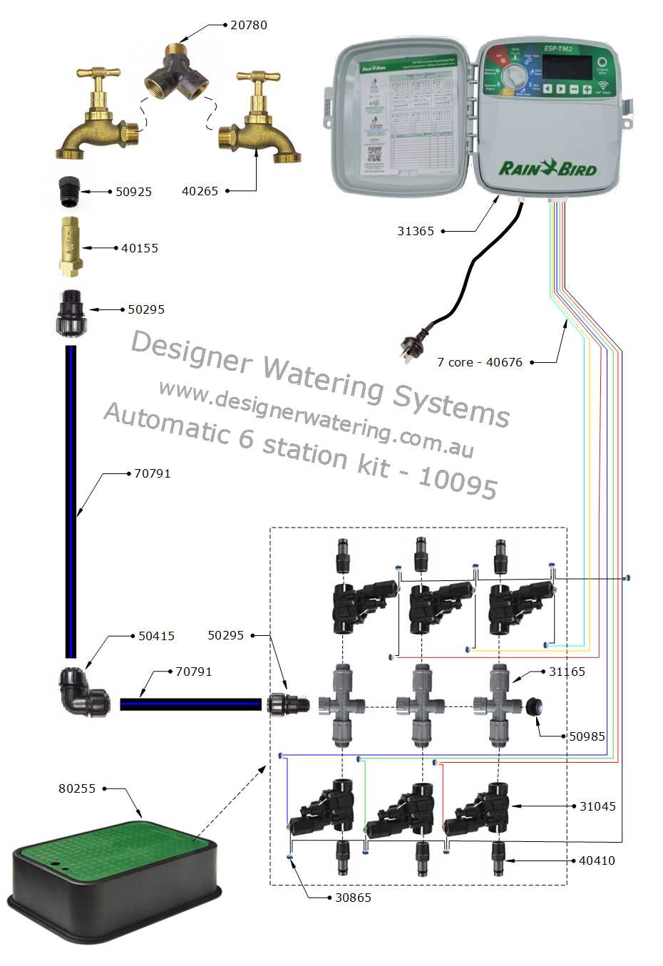 rainbird 5000 parts diagram