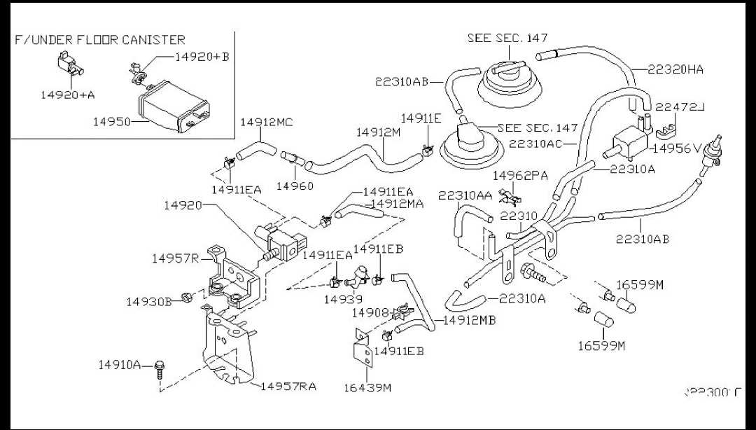 2000 nissan frontier parts diagram