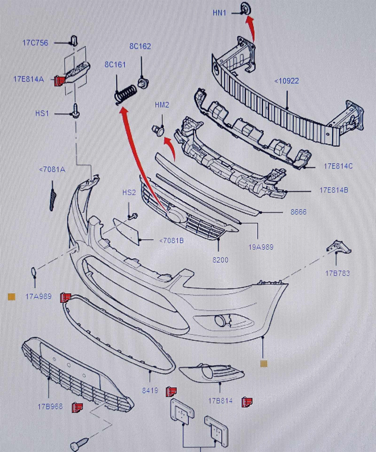 parts catalogue ford focus body parts diagram