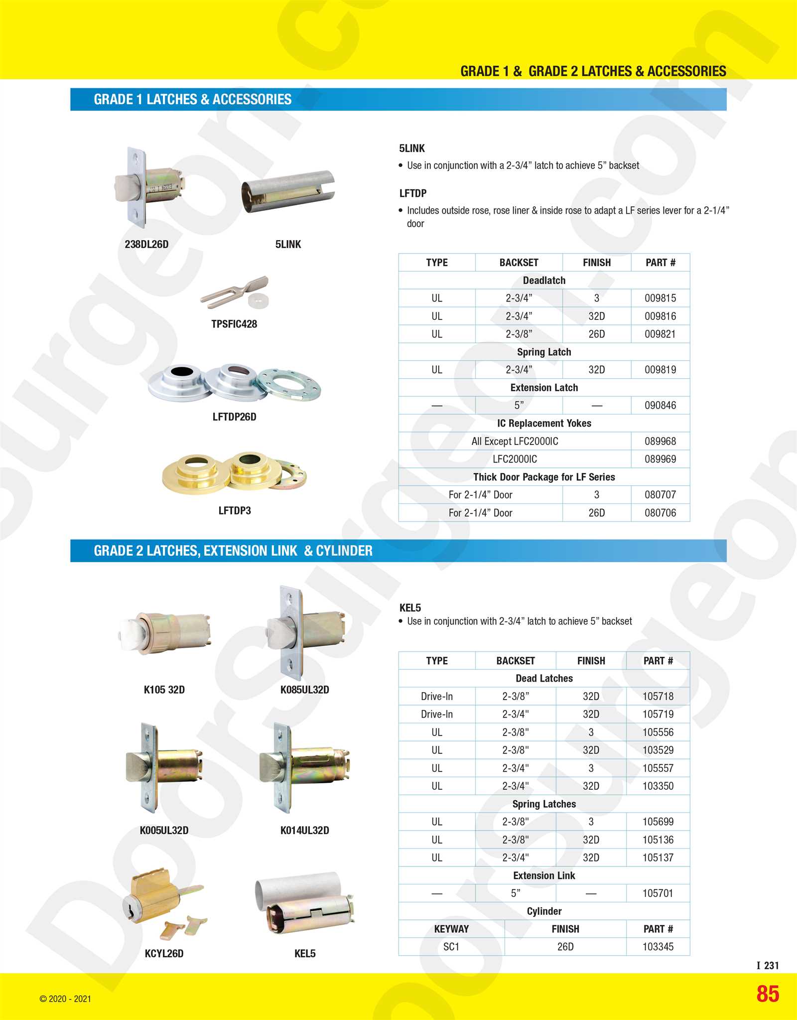 door hardware parts diagram