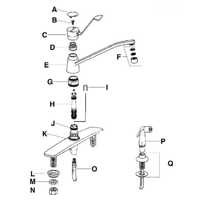 moen 7700 parts diagram