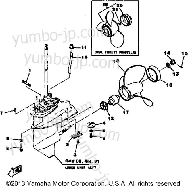 yamaha 9.9 outboard parts diagram