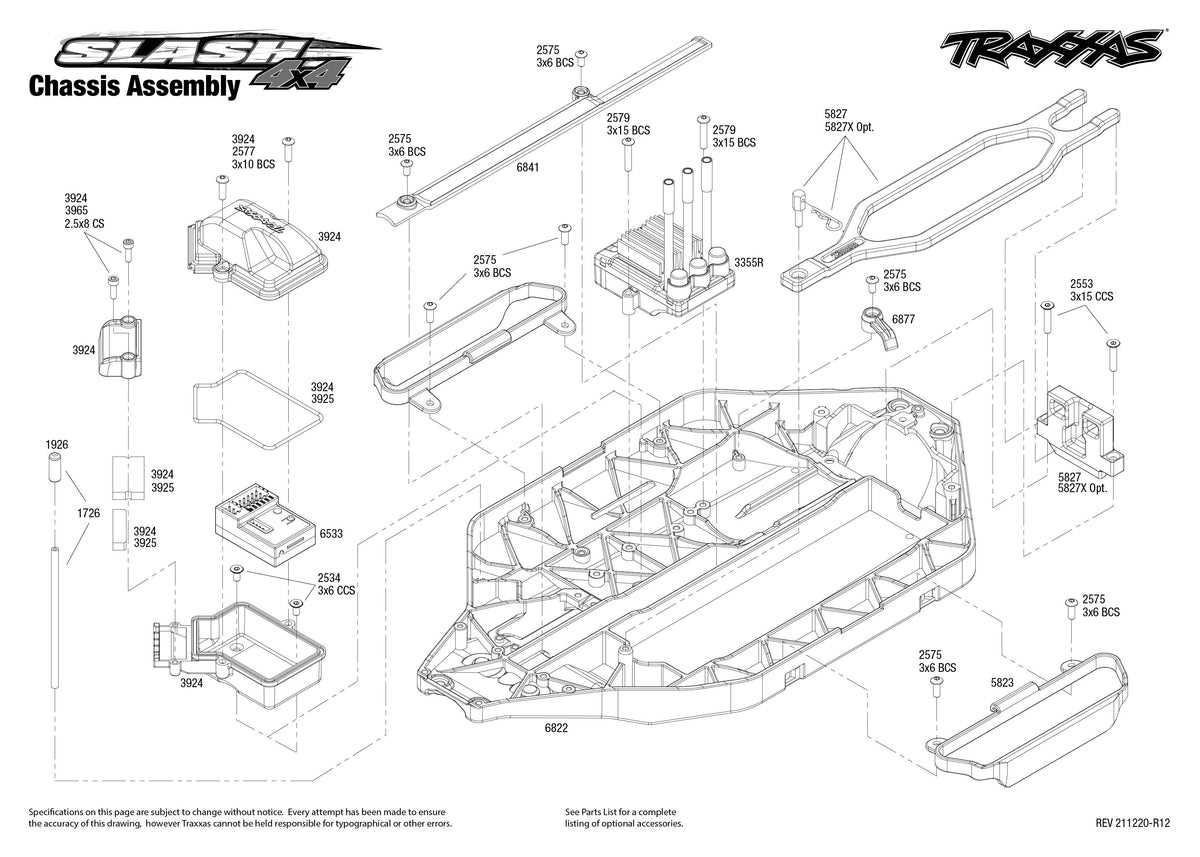 traxxas 3.3 parts diagram