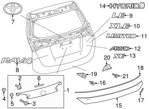 2016 toyota rav4 parts diagram