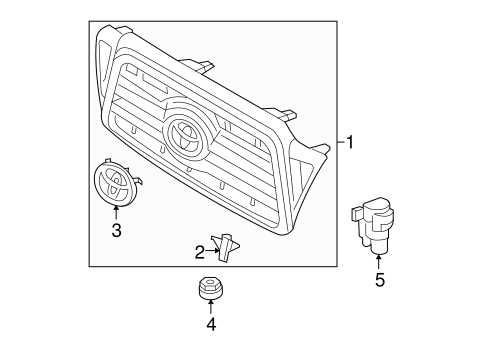 2009 toyota tacoma parts diagram