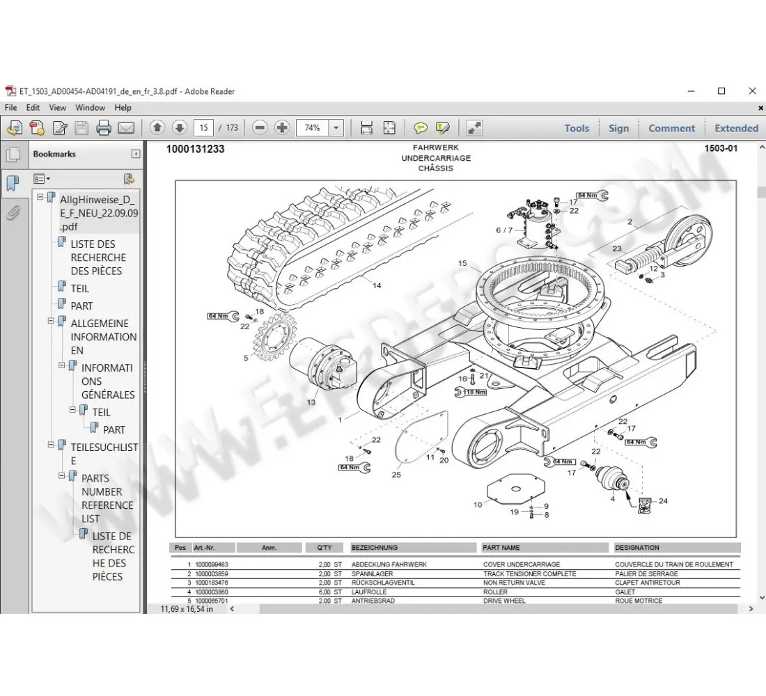 wacker neuson pt2a parts diagram