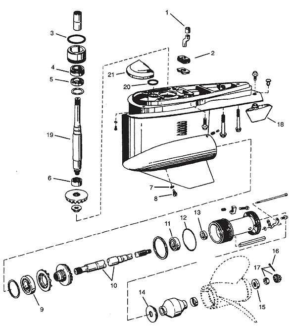 2 stroke mercury outboard motor parts diagram