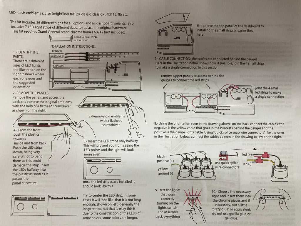 freightliner fld 120 parts diagram