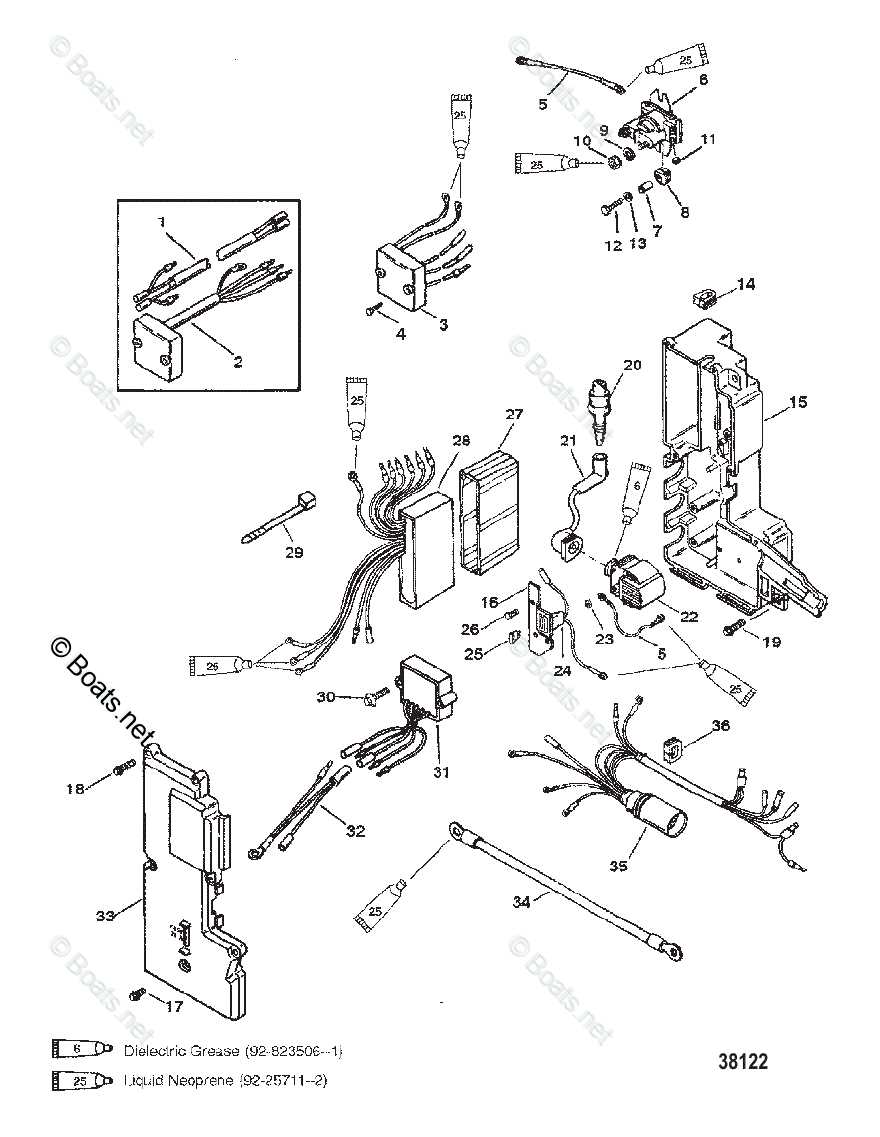 50 hp mercury outboard parts diagram