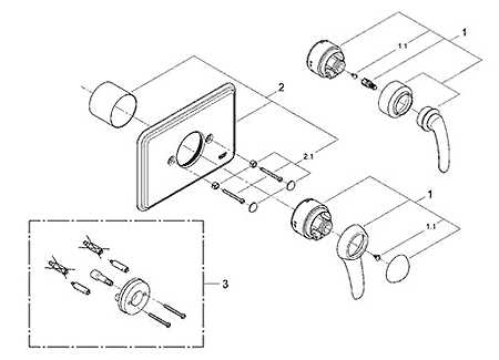 grohe bathroom faucet parts diagram