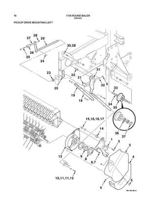 massey ferguson 224 baler parts diagram