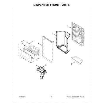 whirlpool freezer parts diagram