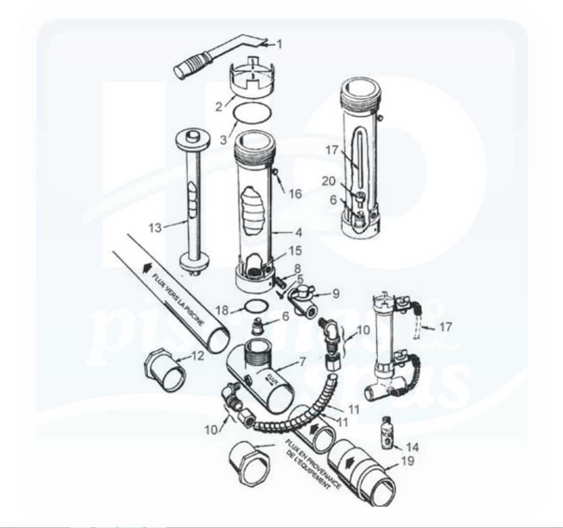 pentair chlorinator parts diagram