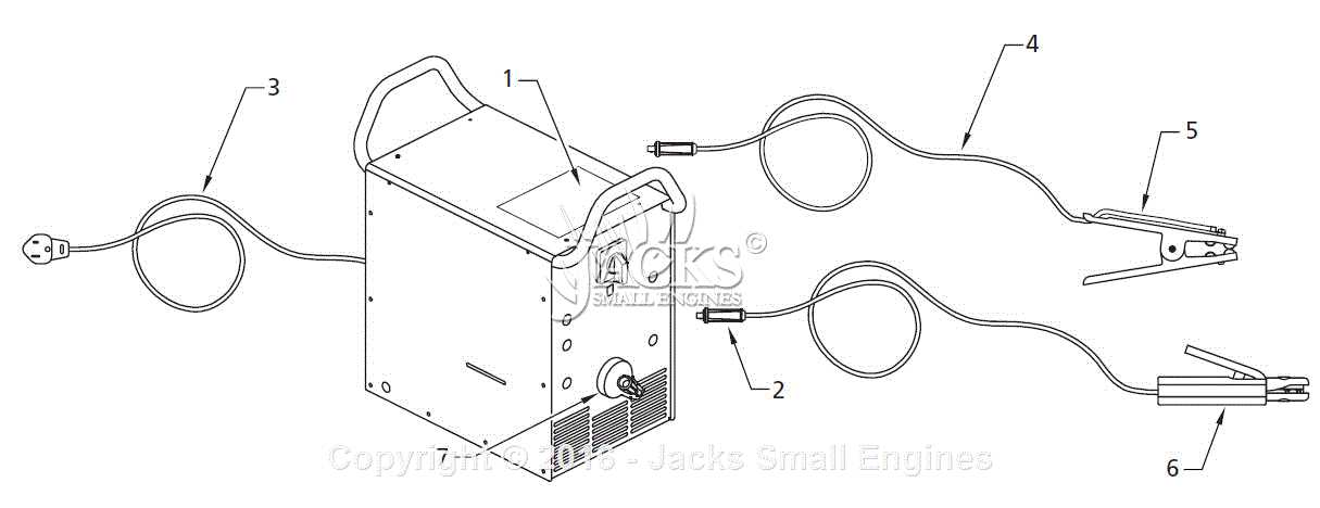 arc welder parts diagram