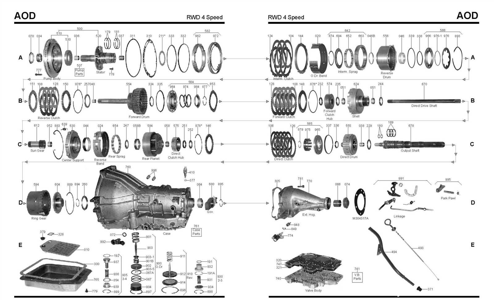 allison 1000 parts diagram