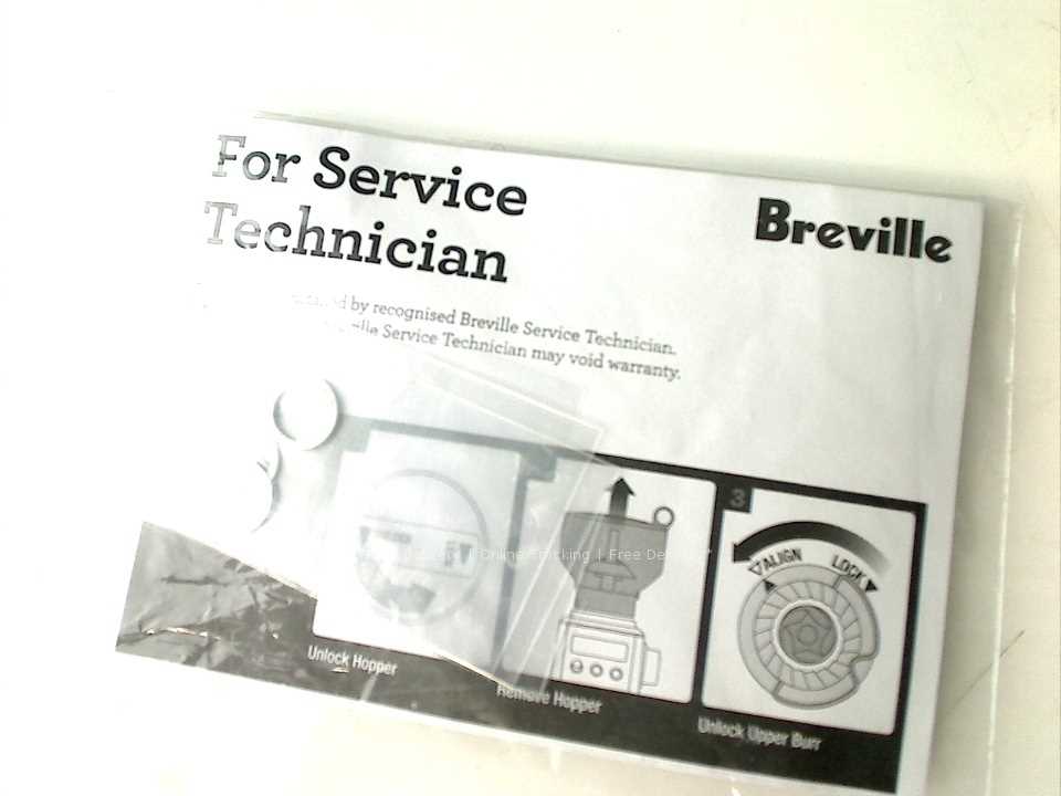 breville grinder parts diagram