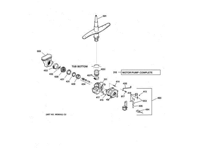 ge nautilus dishwasher parts diagram