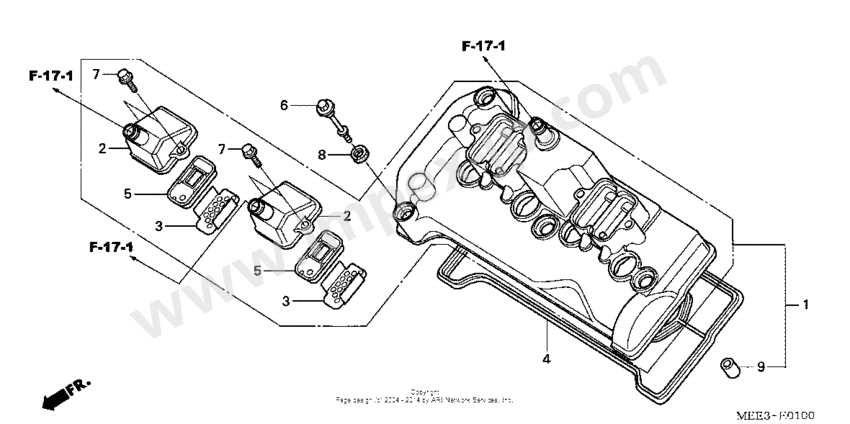 2005 cbr600rr parts diagram