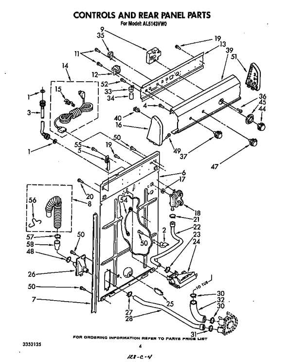 roper washing machine parts diagram