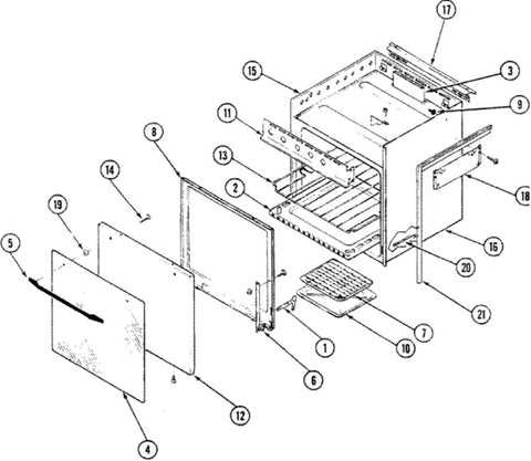 magic chef refrigerator parts diagram