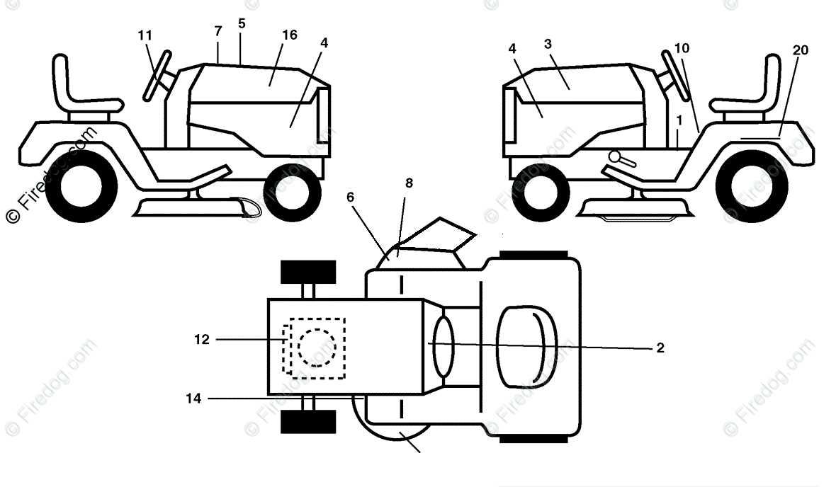 husqvarna yth18542 parts diagram