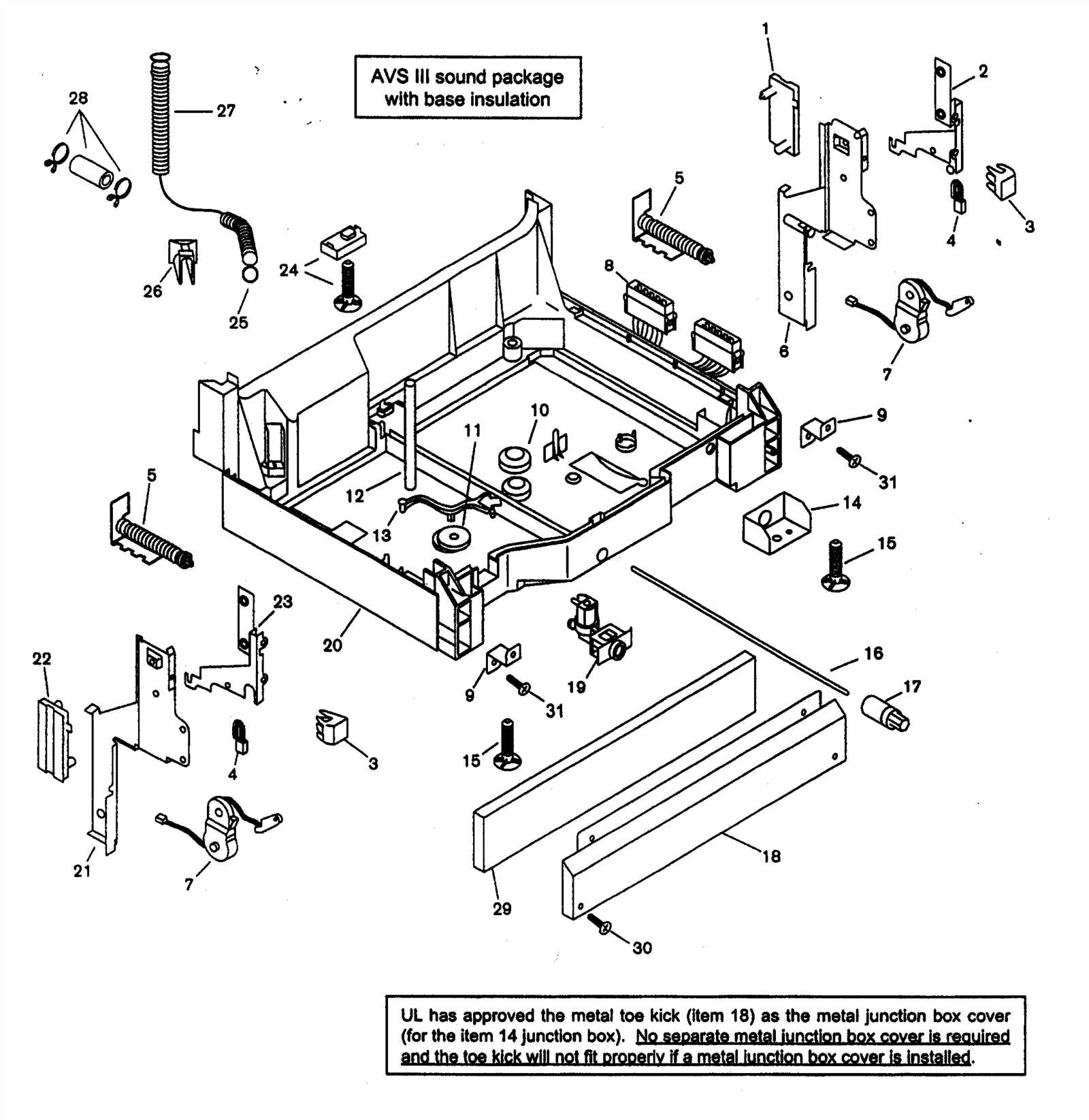 bosch dishwasher parts diagram