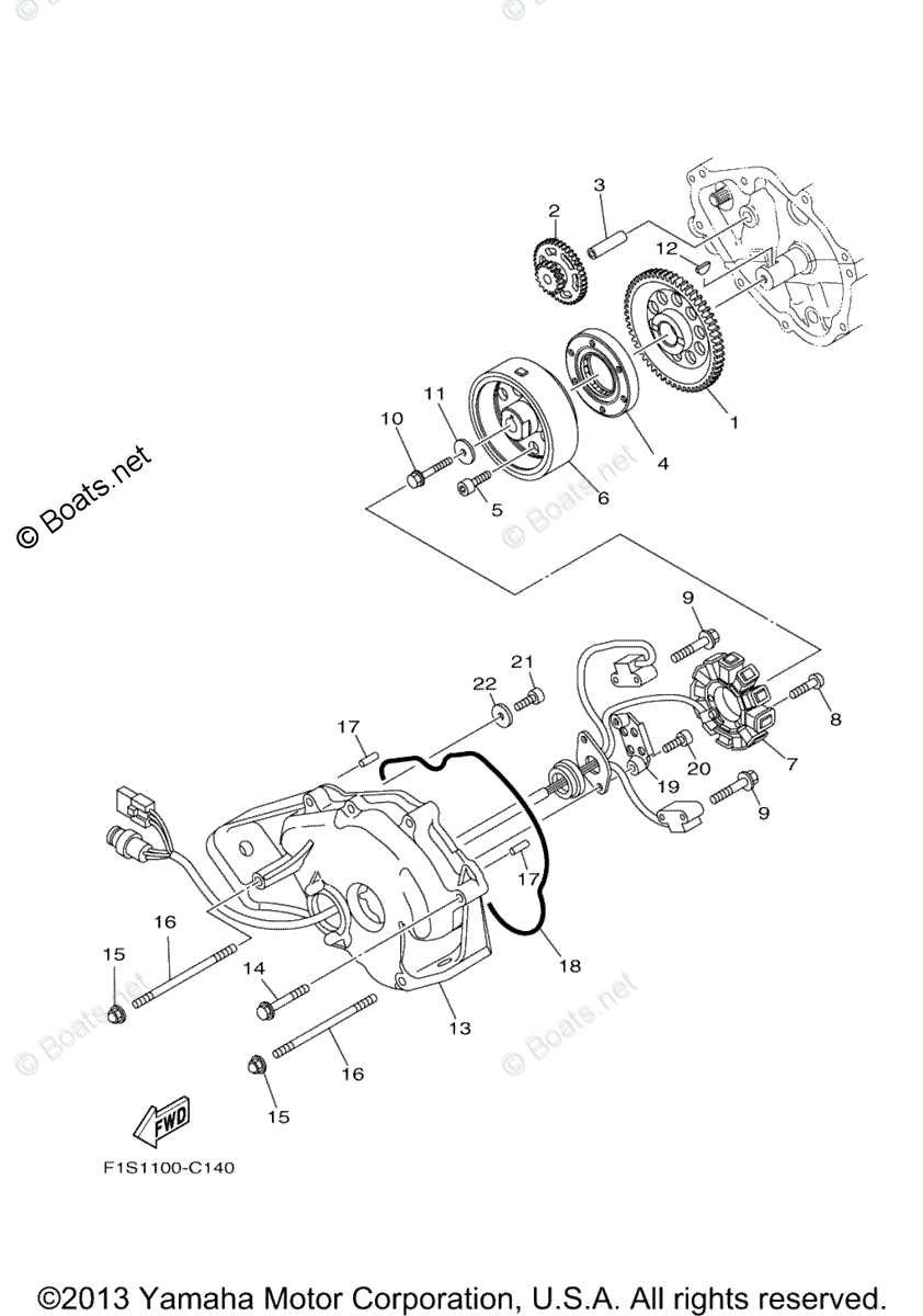 yamaha generator parts diagram