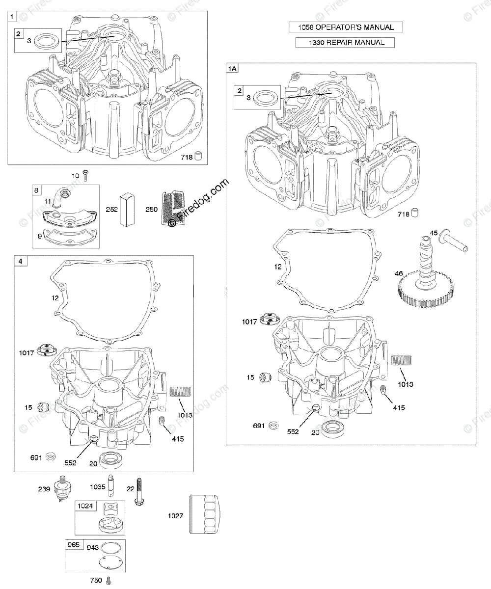 briggs and stratton engine parts diagram