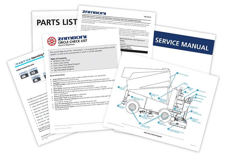 zamboni parts diagram