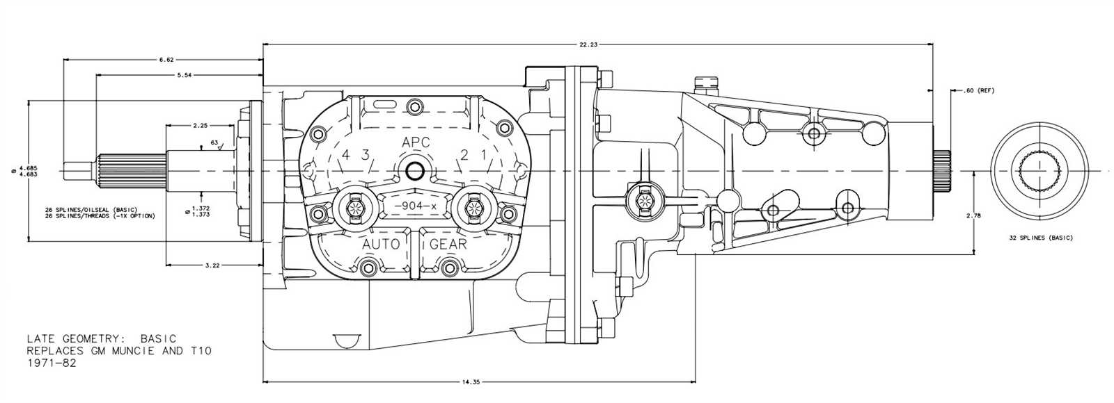 muncie parts diagram