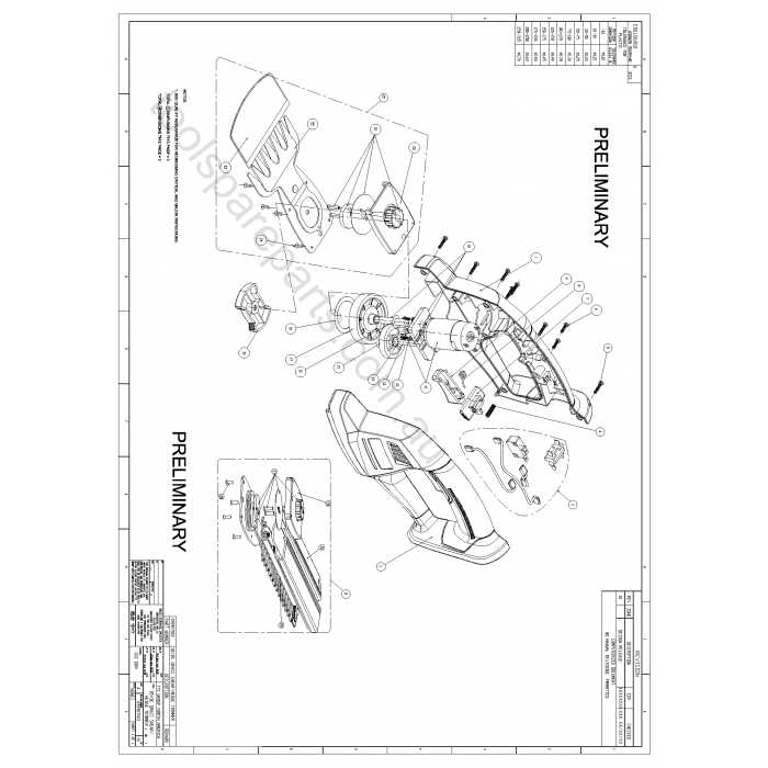 ryobi 18v trimmer parts diagram