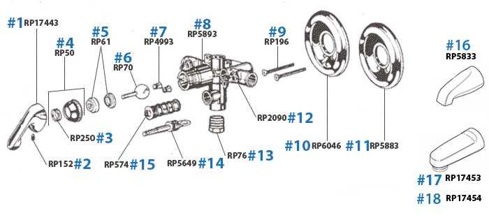 delta bathroom faucets parts diagram