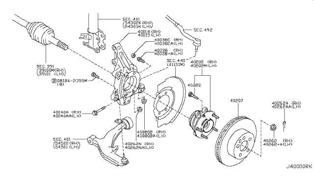 2012 nissan murano parts diagram