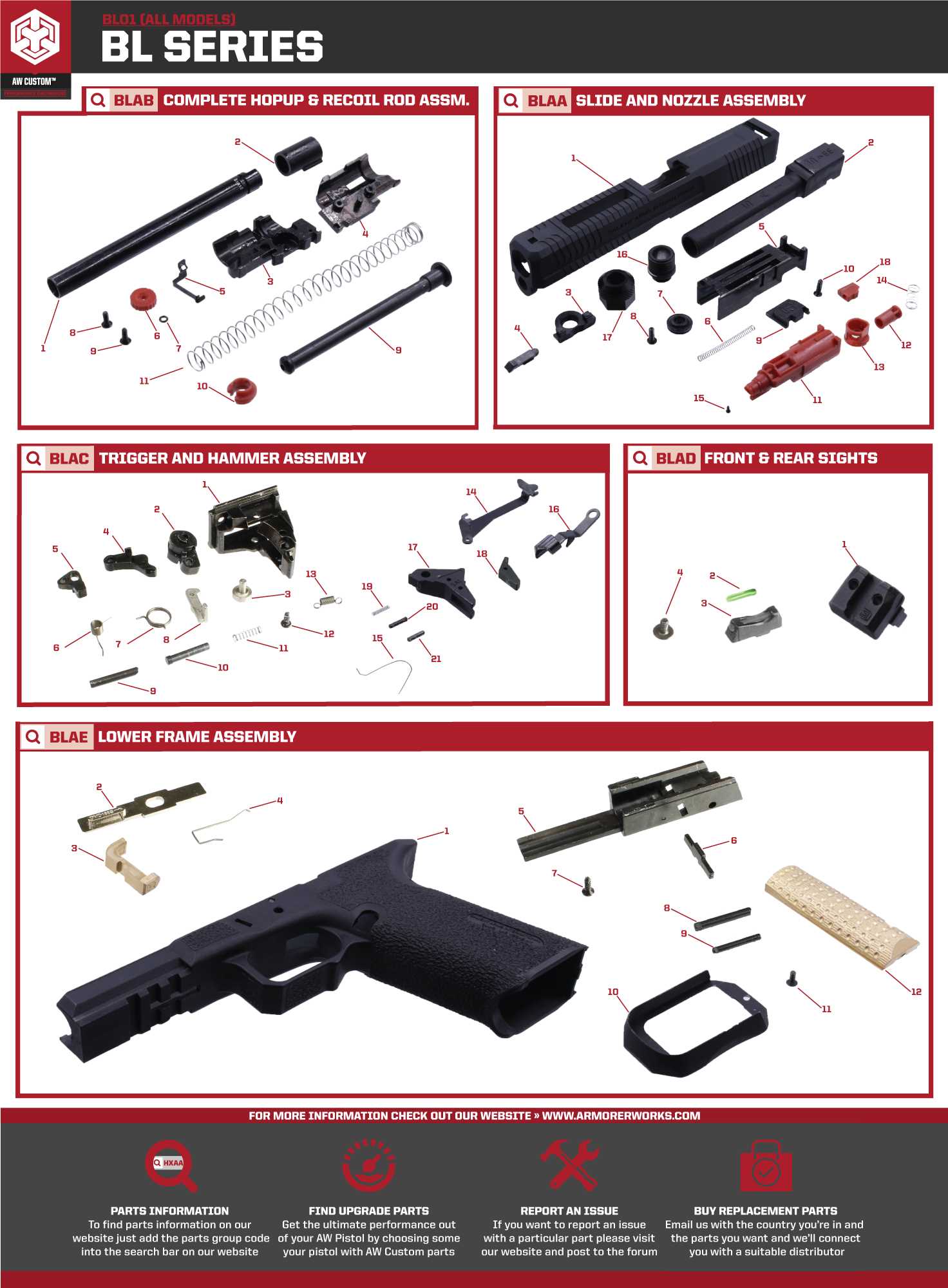 airsoft gun parts diagram