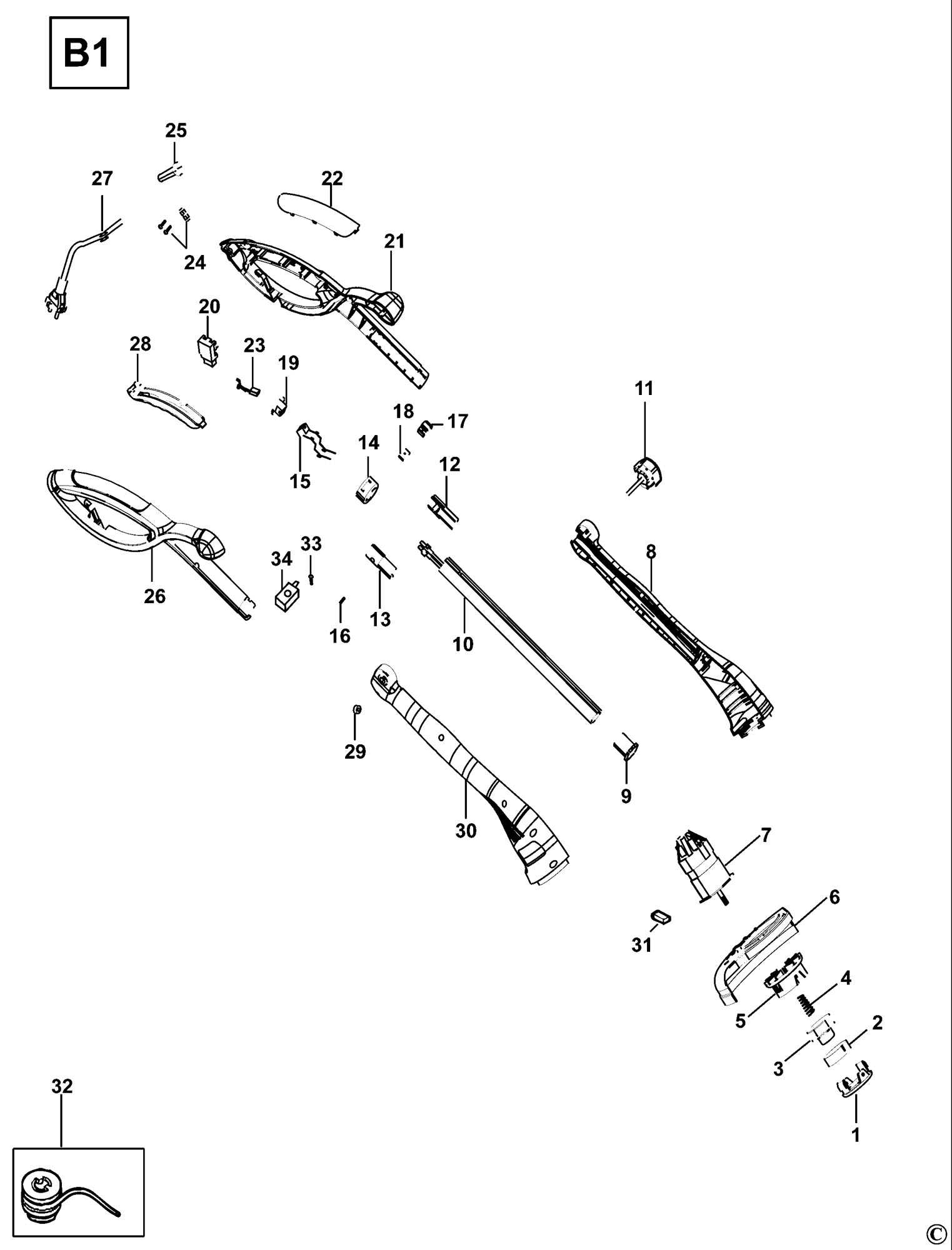 dcst922 parts diagram