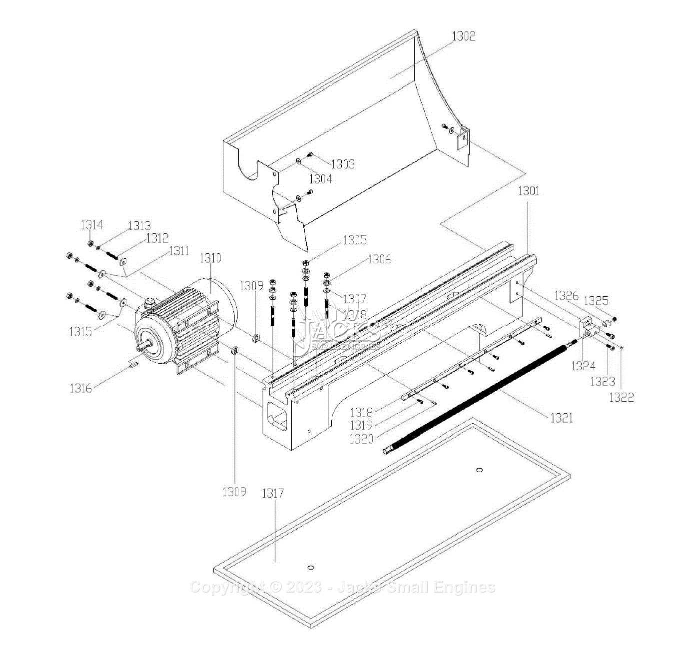 parts of a bed diagram