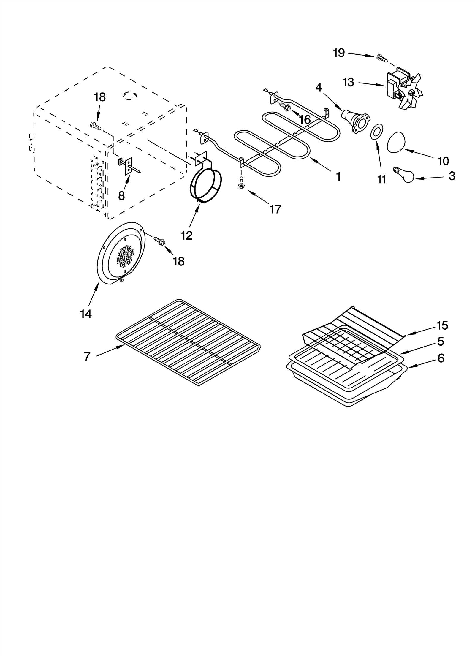 whirlpool electric stove parts diagram