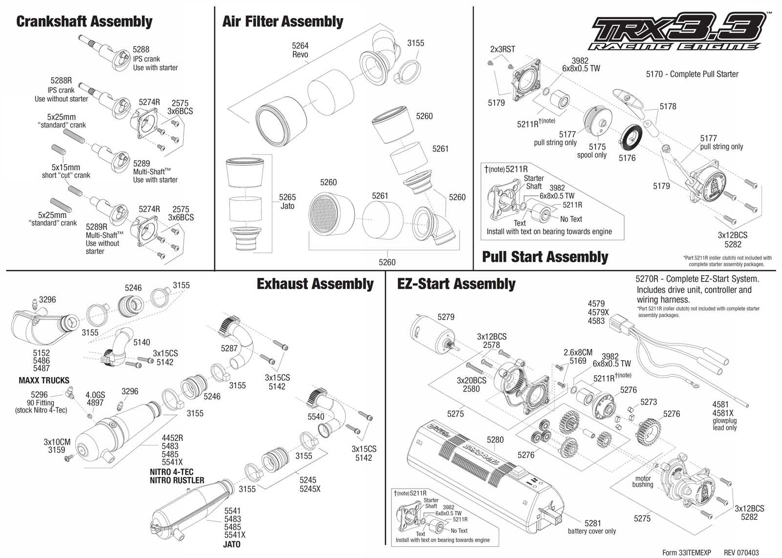 traxxas 3.3 parts diagram