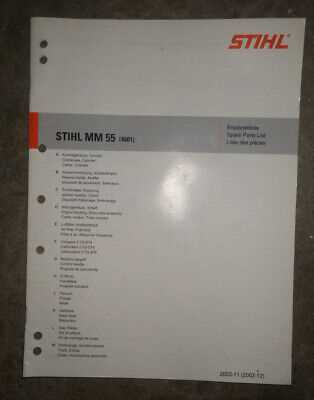 stihl mm55c parts diagram