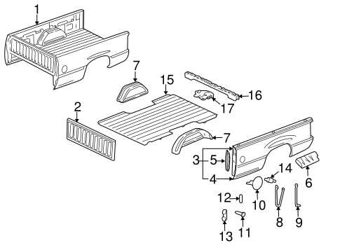 2004 chevy silverado door parts diagram