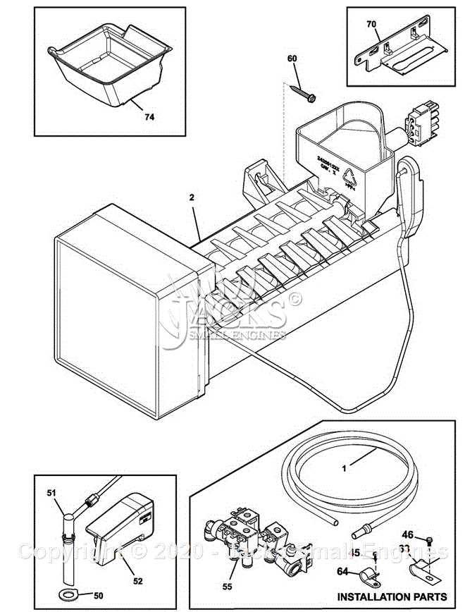 frigidaire refrigerator parts diagram