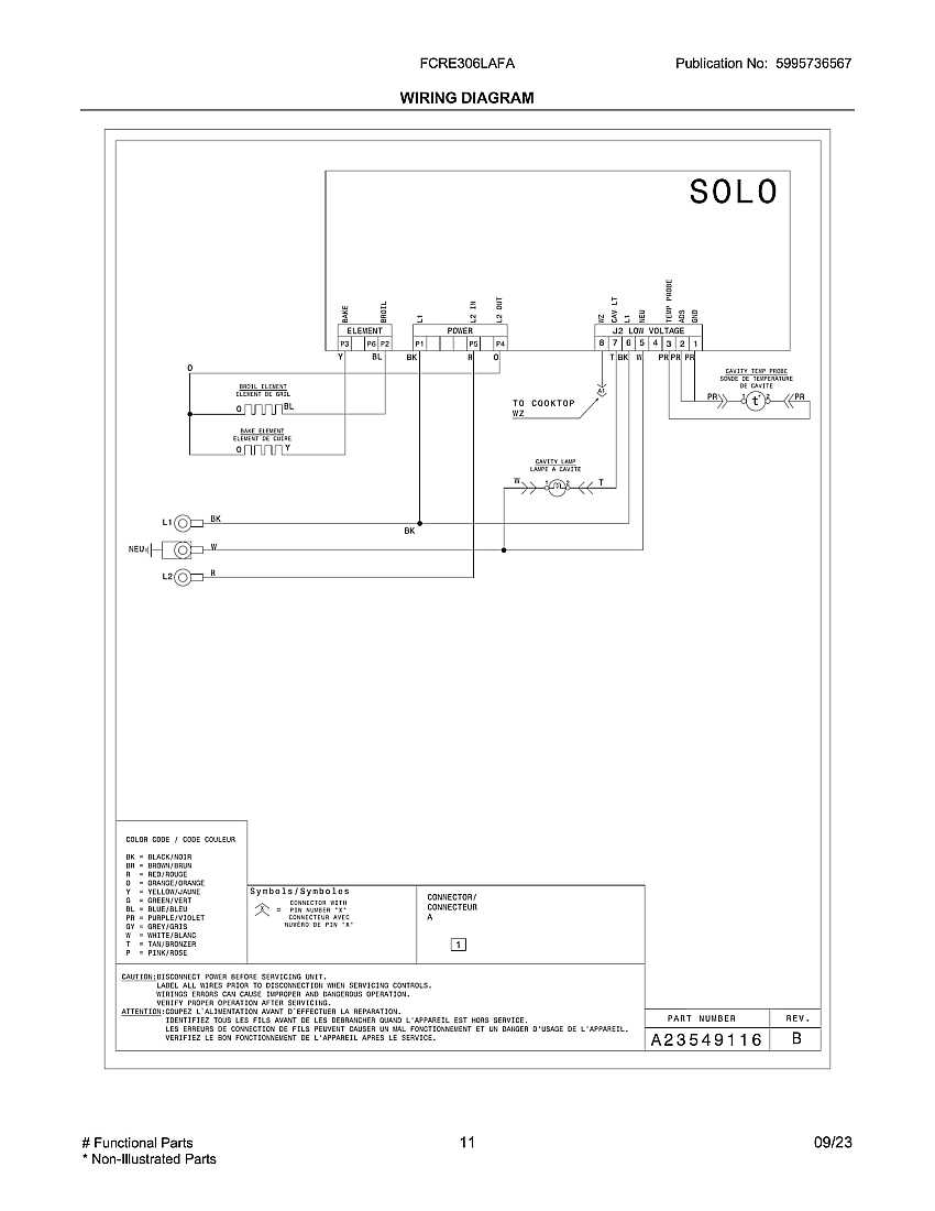 frigidaire stove parts diagram