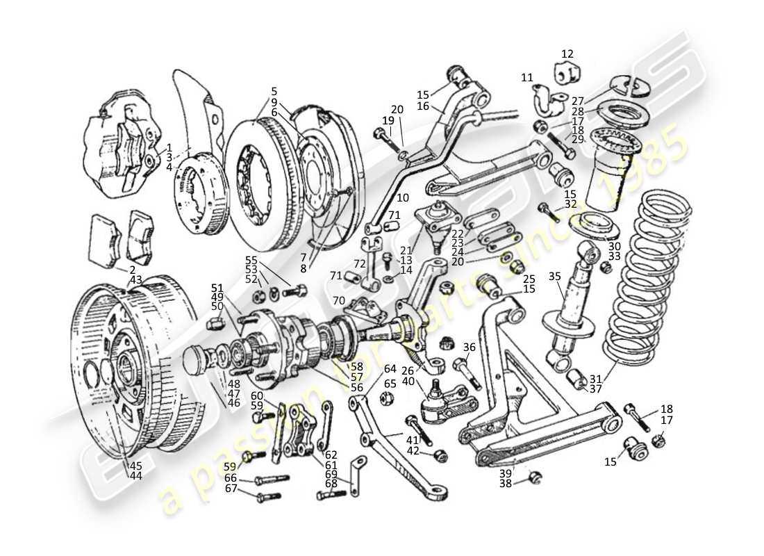 front suspension parts diagram