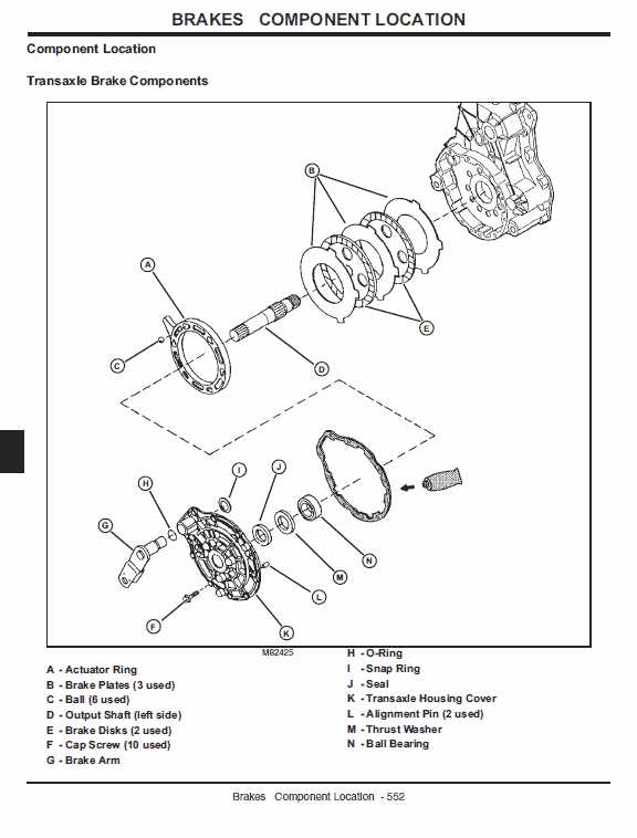 john deere gator 4x2 transmission parts diagram